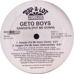 Geto Boys - Gangsta (Put Me Down) - Rap A Lot