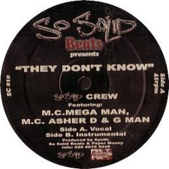 So Solid Crew - They Don't Know - So Solid Beats