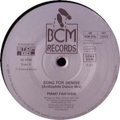 Piano Fantasia - Song For Denise - Bcm Promo