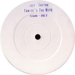 Last Rhythm Vs Peech Boys - Tonite's The Nite - White Jayco