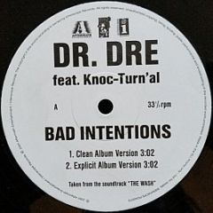 Dr Dre Ft Knoc - Turn'Al - Bad Intentions - Aftermath