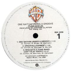 Funkadelic - One Nation Under A Groove - Warner Bros
