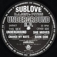 Sublove - Underground EP - Earth