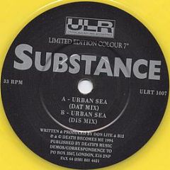 Substance - Urban Sea (Yellow Vinyl) - ULR