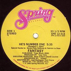 Fantasy - He's Number One - Spring Recordings