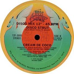 Cream De Coco - Wiggle Wiggle Wiggle / Disco Strut - Free Spirit
