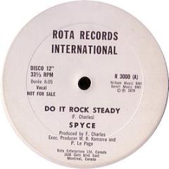 Spyce - Do It Rock Steady - Rota Records Int