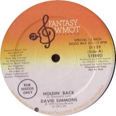 David Simmons - Holdin Back - Fantasy