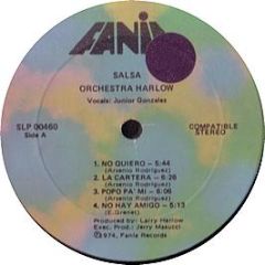 Orchestra Harlow - Salsa - Fania