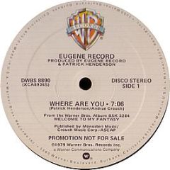 Eugene Record - Where Are You - Warner Bros