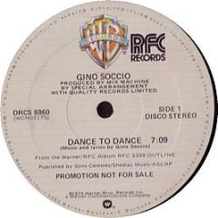 Gino Soccio - Dance To Dance - Warner Bros