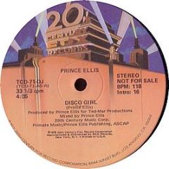 Prince Ellis - Disco Girl - 20th Century