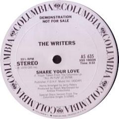 The Writers - Share Your Love - Columbia