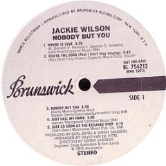 Jackie Wilson - Nobody But You - Brunswick