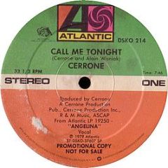 Cerrone - Call Me Tonight - Atlantic