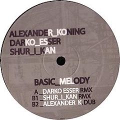 Alexander Koning - Basic Melody - Kingfu Records