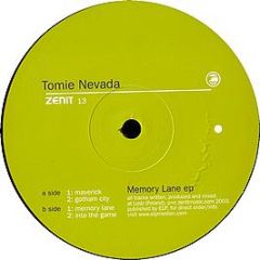 Tomie Nevada - Memory Lane EP - Zenit