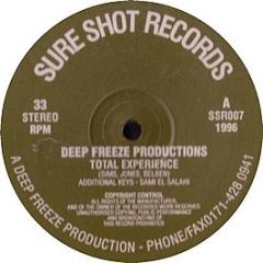 Deep Freeze Productions - Total Experience - Sure Shot