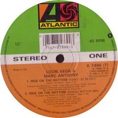 Louie Vega & Marc Anthony - Ride On The Rhythm - Atlantic