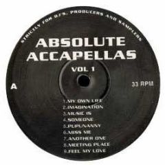 Absolute Accapellas - Volume 1 - Black