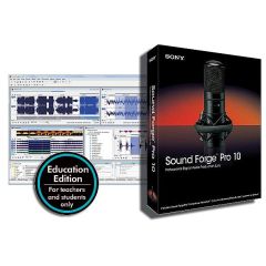 Sony Soundforge Pro 10 Educational - Audio Recording & Editing Software - Sony