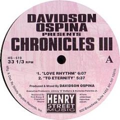 Davidson Ospina Presents - Chronicles Iii - Henry Street