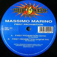 Massimo Marino - First Prohibition - Tripomatic