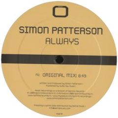 Simon Patterson / Robbie Buri - Always / Tornado - Reset