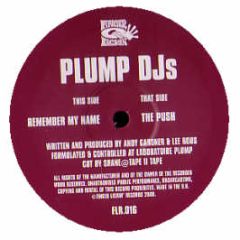 Plump Djs - The Push / Remember My Name - Finger Lickin