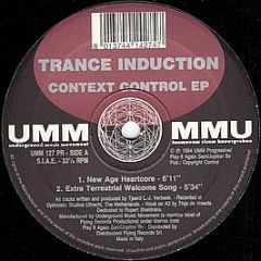 Trance Induction - Context Control EP - UMM
