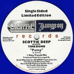 Scottie Deep Presents Time Bomb - Pump (Blue Vinyl) - Digital Dungeon Records