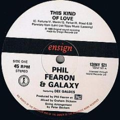 Phil Fearon & Galaxy - This Kind Of Love - Ensign Records