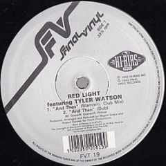  Red Light Featuring Tyler Watson  - And Then - Final Vinyl