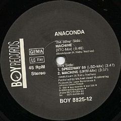 Anaconda - Machine - Boy Records