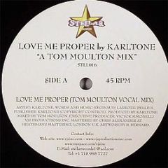 Karltone - Love Me Proper - Stellar Records