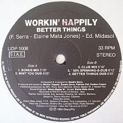Workin Happily - Better Things - UDP