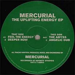 Mercurial - The Uplifting Energy EP - Prophet Records