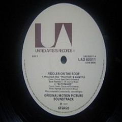 Original Soundtrack - Fiddler On The Roof - United Artists Records