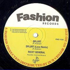 Ricky General & Sly - Splurt - Fashion Records