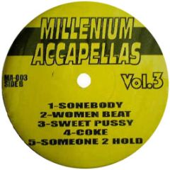 Millenium Accapellas - Volume 3 - White