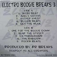 Electro Boogie Breaks - Volume 3 - Pr Breaks