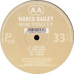 Marco Bailey - Weird Science EP - Primate