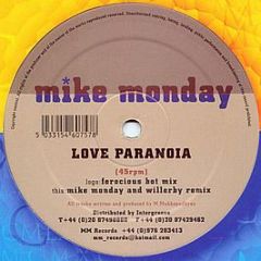 Mike Monday - Love Paranoia - Mm Records