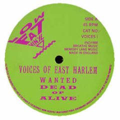 Voices Of East Harlem - Wanted Dead Or Alive - Low Fat Vinyl