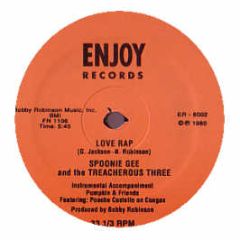 Spoonie G & Treacherous 3 - Love Rap / New Rap Language - Enjoy Records