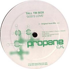 Tall Tin Box - God's Love - Propane
