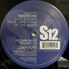 Mantronix - Got To Have Your Love/King Of The Beats - S12 Simply Vinyl