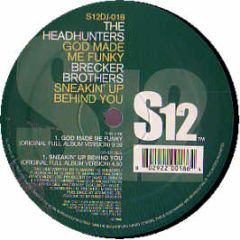 Headhunters/Brecker Brothers - God Made Me Funky/Sneakin' Up Behind - S12 Simply Vinyl