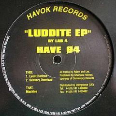 Lab 4 - Luddite EP - Havok