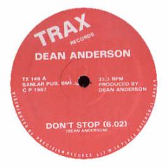 Dean Anderson - Don't Stop - Trax